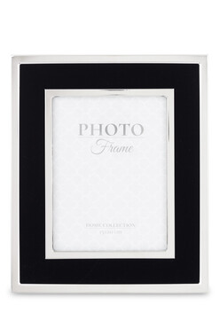 Simple Velvet Elegance, ramka na zdjęcia, czarna, wym.29x24cm