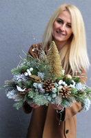 Złota Legenda, świąteczny stroik na brzozie