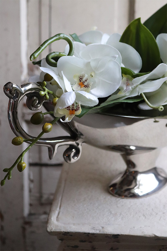 Dekoriaso, kompozycja z orchideą w pucharze, wym.28x68cm 