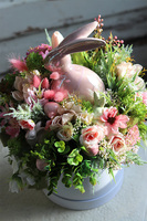 flowerbox wielkanocny, Rabbit, wys.36x30cm