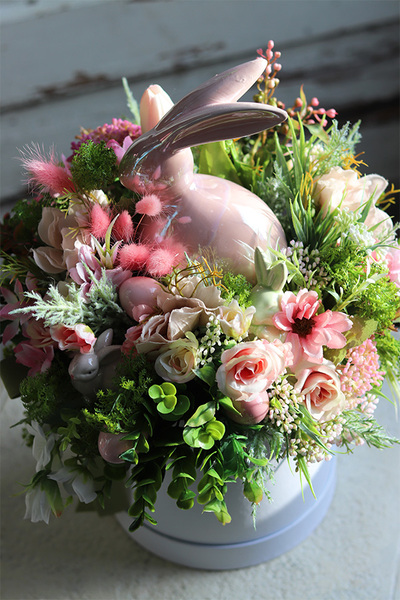 flowerbox wielkanocny, Rabbit, wys.36x30cm