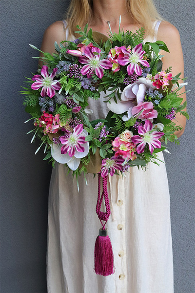 Georgia, wianek z chwostem na drzwi