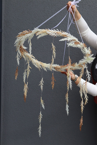 Boho Reggia, podwieszany wianek sufitowy, śr.50cm