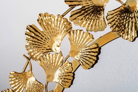 Ginko lustro w ozdobnej ramie, śr.90cm