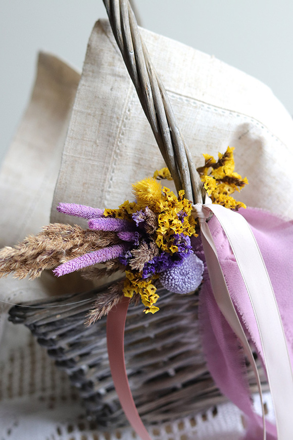 Fioletowa Wielkanoc, komplet dekoracji wielkanocnych