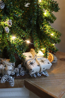 Scandi Trzy Choinki, świąteczna dekoracja LED