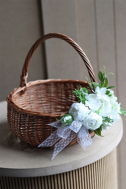 Mini Greta, dekorowany koszyczek wielkanocny, wys.22cm