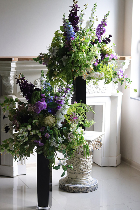 Imperial Elegance, ogromny bukiet w wysokim wazonie