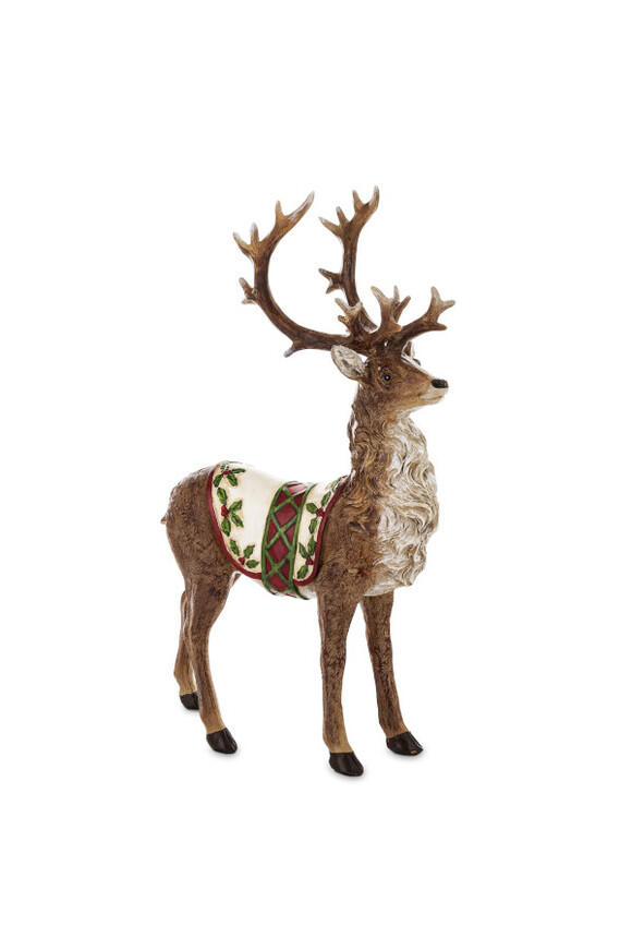 Reindeer Elegance, świąteczna figurka renifer