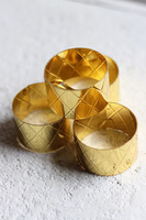 Złota Ballada, metalowe obrączki na serwetki