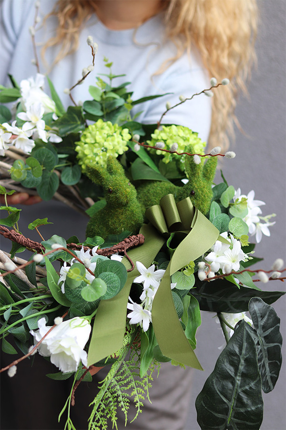 Wiosna w Lesie, elegancki wieniec nagrobny