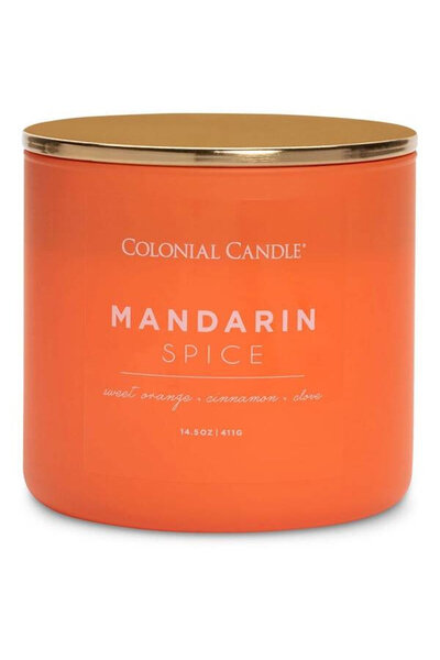 Mandarin Spice sojowa świeca zapachowa, Pop of Color