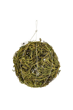 Christmas Natural, kula dekoracyjna LED, śr.20cm