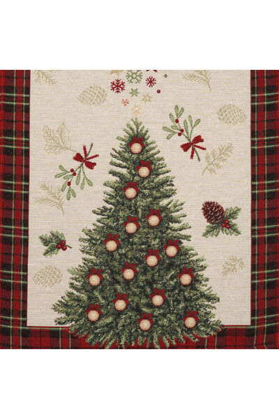 Tartan Xmas, świąteczny bieżnik gobelinowy	