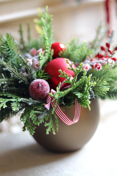 Mała Gwiazdka, świąteczny stroik świąteczny