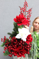  Amarylis Mediolan, świąteczna dekoracja podłogowa