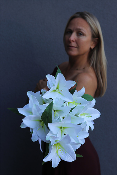 Bianca Casa bukiet lilii białych