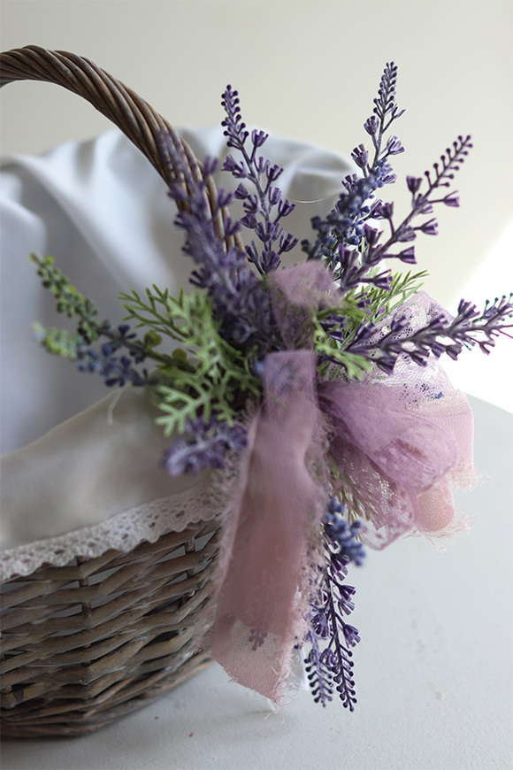 Easter Lavender, dekorowany koszyczek wielkanocny