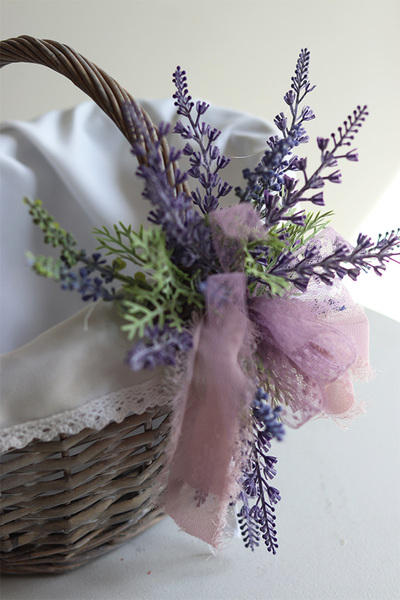 Easter Lavender, dekorowany koszyczek wielkanocny