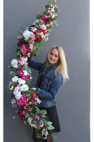 Bicycletta Terrensja, girlanda kwiatowa