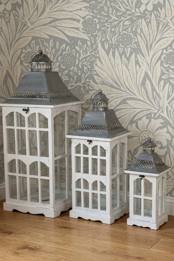 Francine, drewniany lampion latarenka