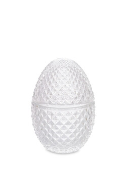 Egg Glamour C, dekoracyjny pojemnik amfora, wym.11.5x8cm