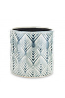 Heaven Deco A, ceramiczna osłonka, szkliwiona, wym.13x14x14cm