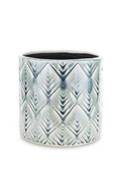 Heaven Deco A, ceramiczna osłonka, szkliwiona, wym.13x14x14cm