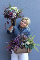 Merie, bukiet nagrobny we wkładzie