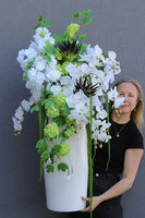 Auralis Fiberglass, podłogowa dekoracja kwiatowa