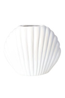 Pacific New, wazon muszelka, biały, wym.18x9x15cm