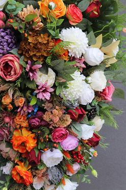 komplet dekoracji nagrobnych, Klementine Autumn, wiązanka+bukiet