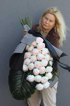 Annali 4 Love, bukiet róż, 30 kwiatów, wys.75cm