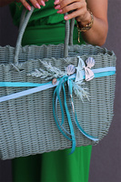 pleciona torba koszyk na zakupy, Mare