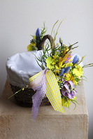 Miretta, dekorowany koszyczek wielkanocny