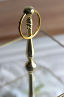 etażerka trzypiętrowa, kwadratowa, Lux Villa Gold Glamour