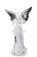 Crystal Xmas, świąteczna figurka anioł LED