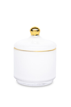 Padwa White Simple, dekoracyjny pojemnik amfora, wym.13x10.5cm