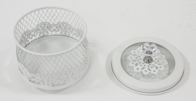 La Bella, dekoracyjny pojemnik / puzderko, wym.11x11x11cm