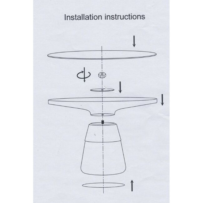 Entre, stolik kawowy ze szklaną podstawą
