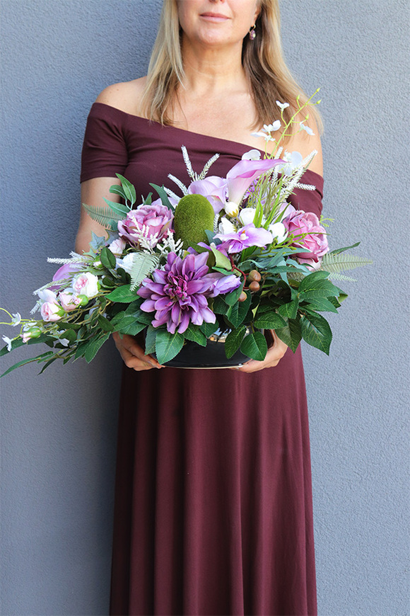 Neutela, kompozycja kwiatowa nagrobna