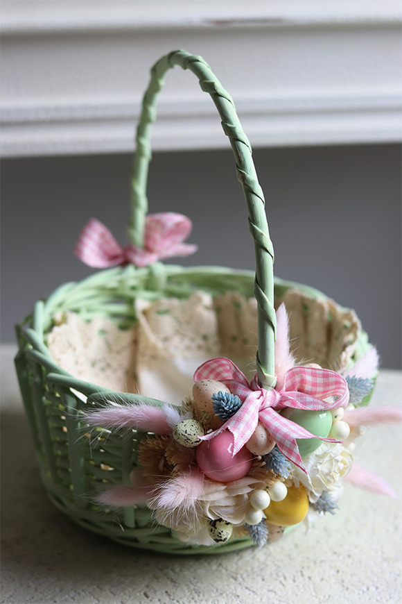 Yerta, dekorowany koszyczek wielkanocny