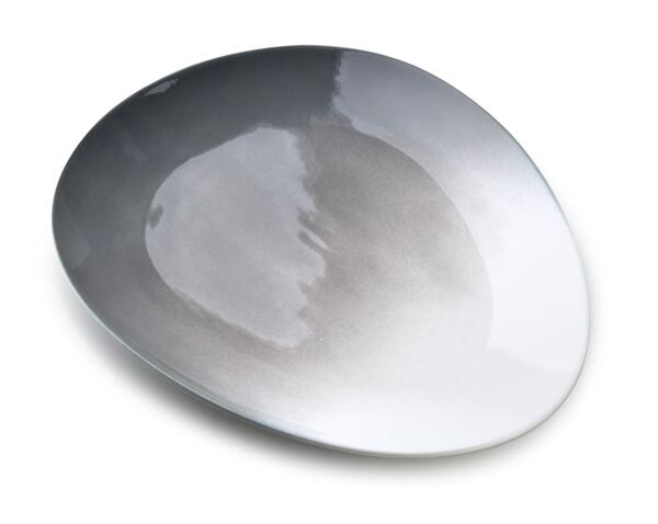 Ofelia, porcelanowy talerz obiadowy, wym.28x24.5cm