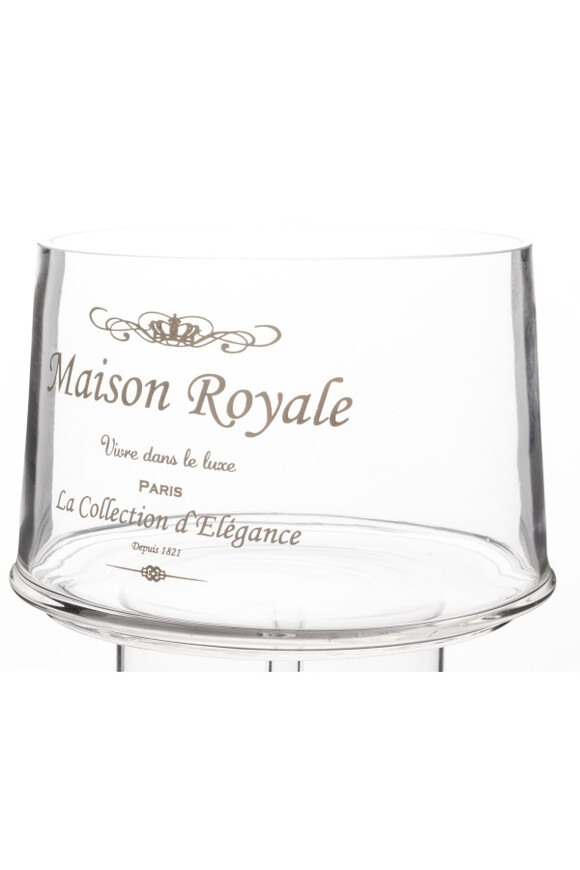 Maison Royale B, bomboniera szklana, komplet 3 pojemników