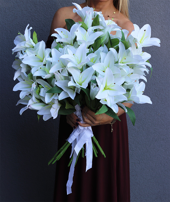 Bianca Casa bukiet lilii białych
