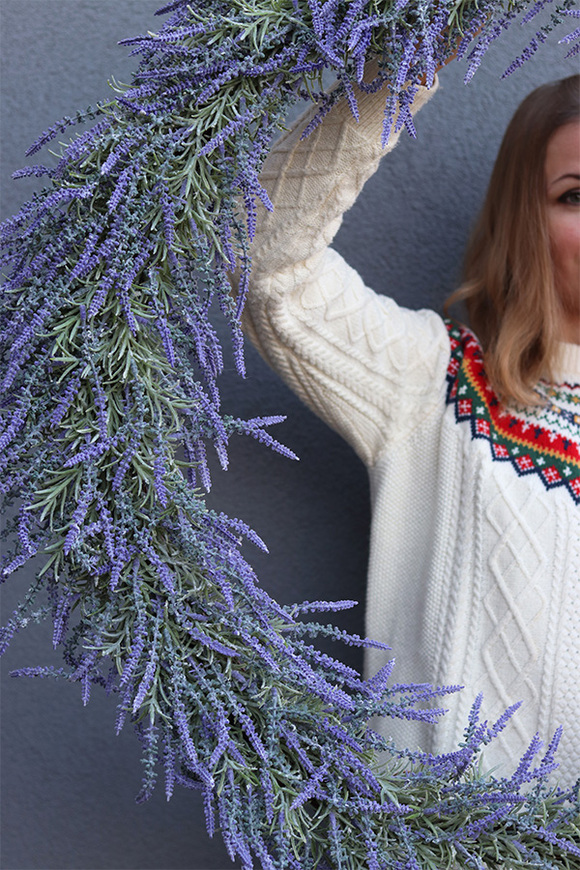 Lawenda Premium, wianek z lawendy