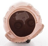 Cottage Owl, osłonka na kwiaty, różowa