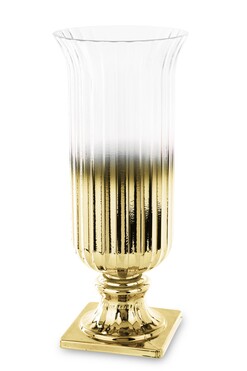wazon szklany Goldina B, wym. 37x15.5x15.5cm