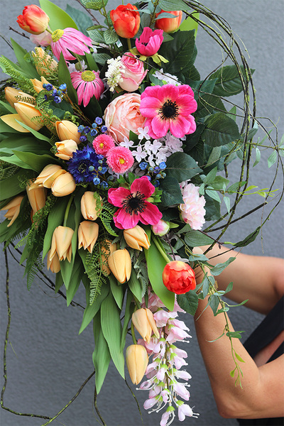 Mother's Day, wiosenny komplet dekoracji nagrobnych