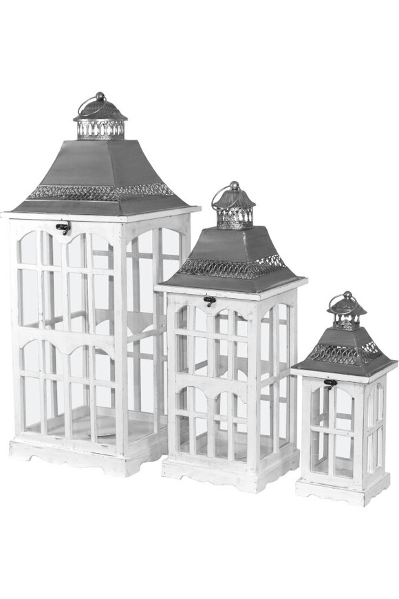 Francine, drewniany lampion latarenka